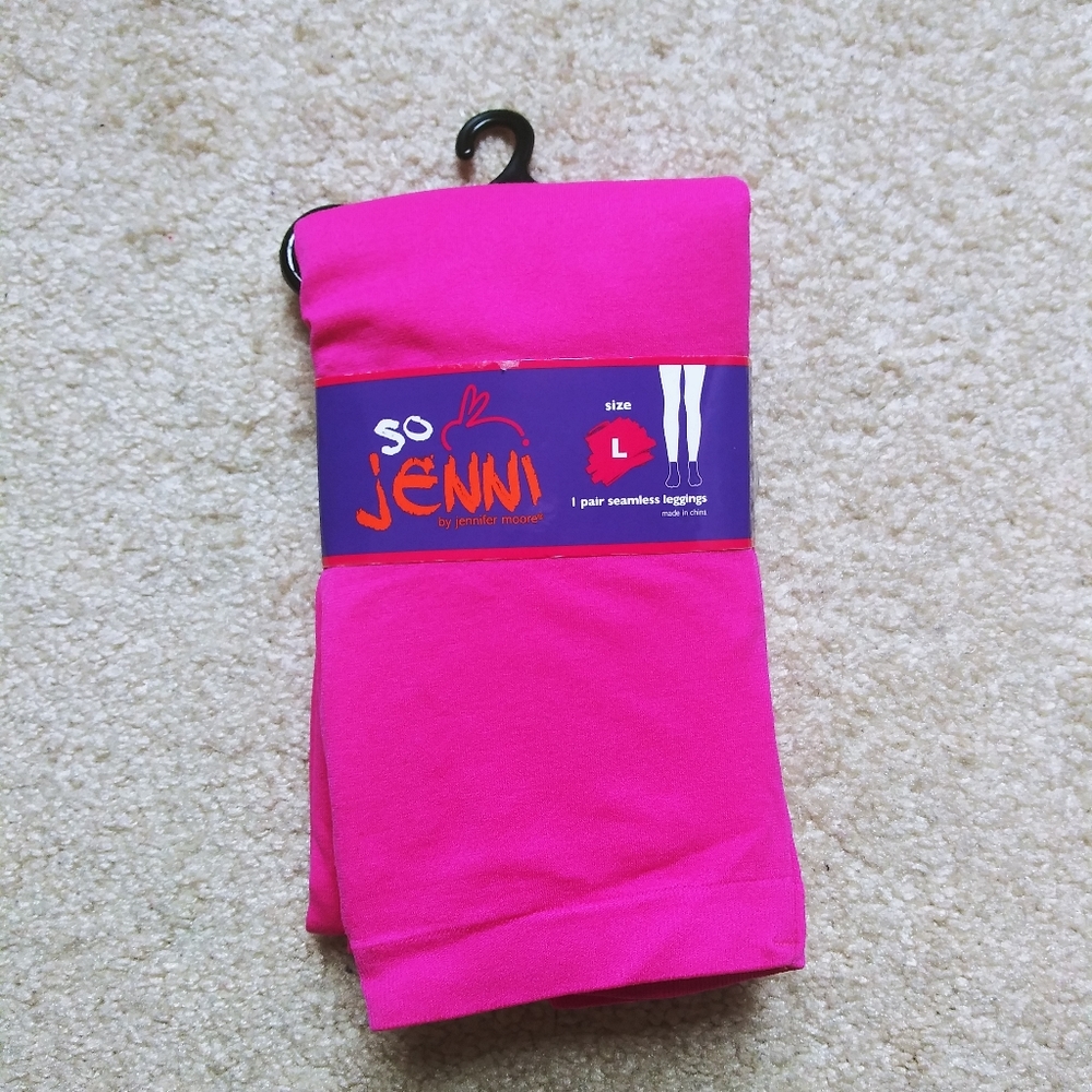 💎NEW! Macys So Jenni Girls Hot Pink Leggings